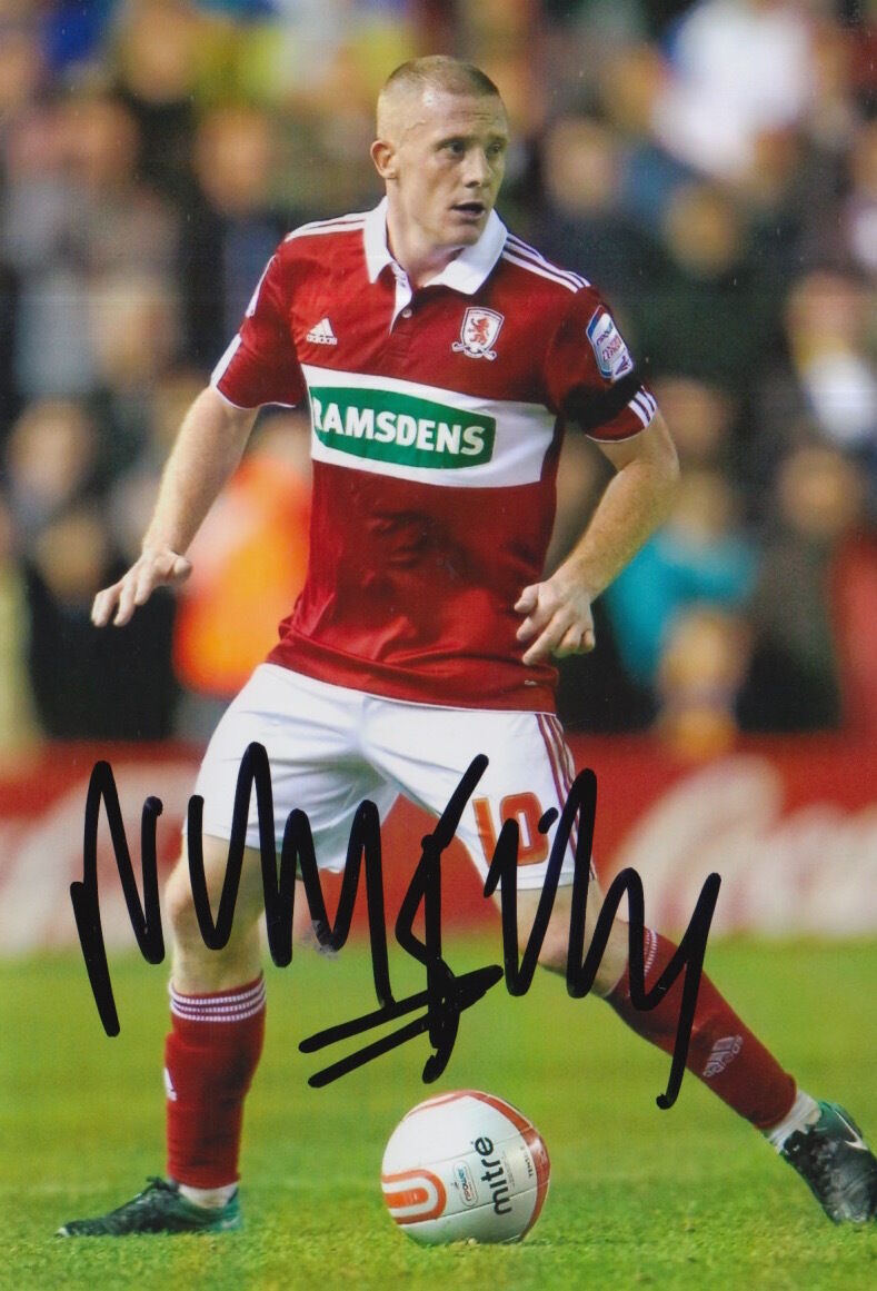 MIDDLESBROUGH HAND SIGNED NICKY BAILEY 6X4 Photo Poster painting.