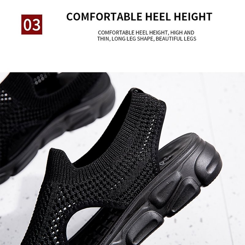 Fashion Breathable Soft Bottom Flat Sandals
