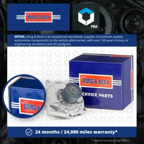 Water Pump fits JEEP WRANGLER Mk3 2.8D 2007 on ENS Coolant B&B 68027359AA New Parts