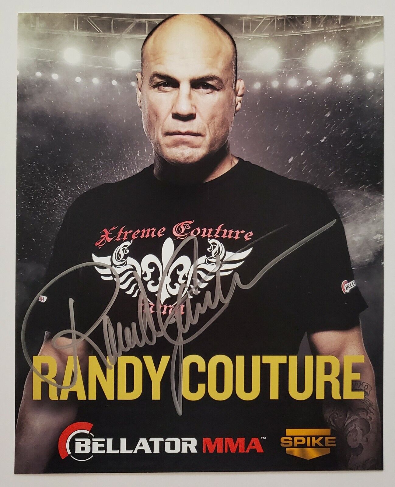 Randy Couture Signed Bellator 8x10 Photo Poster painting Champion UFC MMA Fighter LEGEND RAD