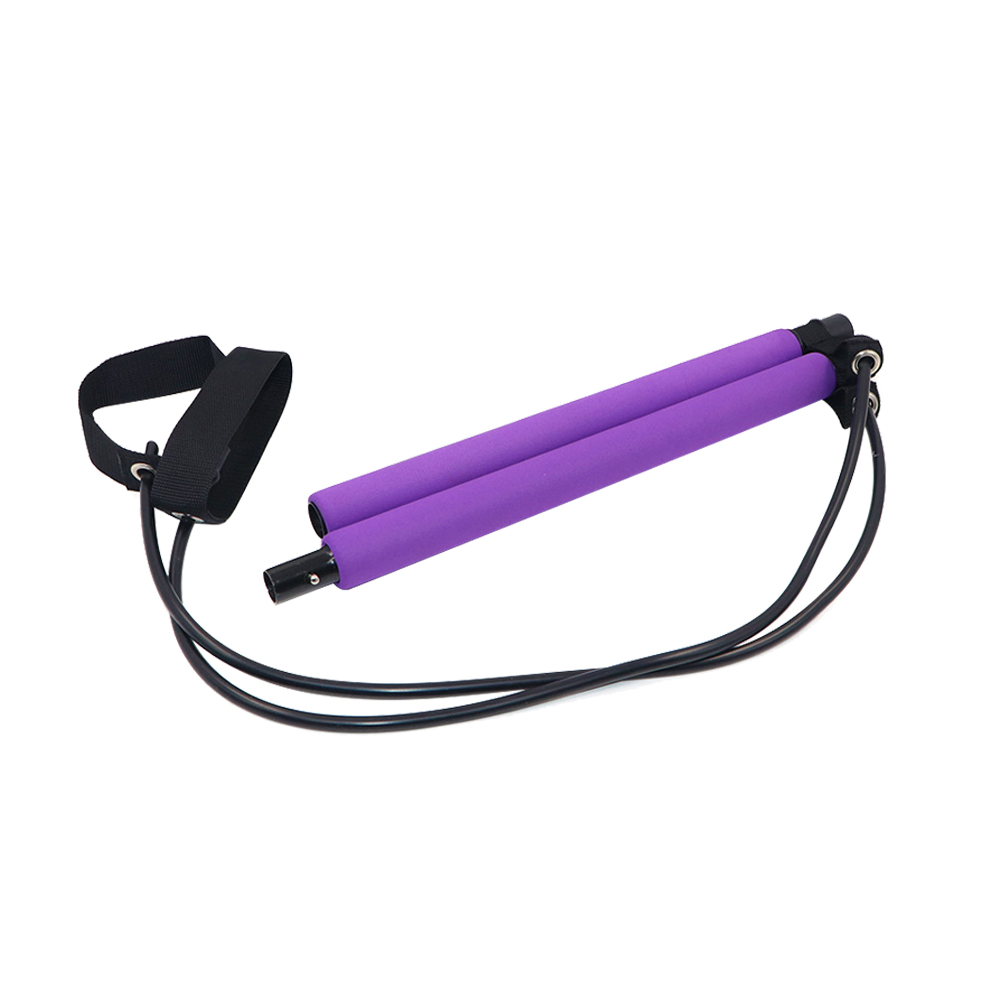 

Yoga Resistance Band Pilates Stick Home Gym Exercise Fitness Equipment, Purple, 501 Original