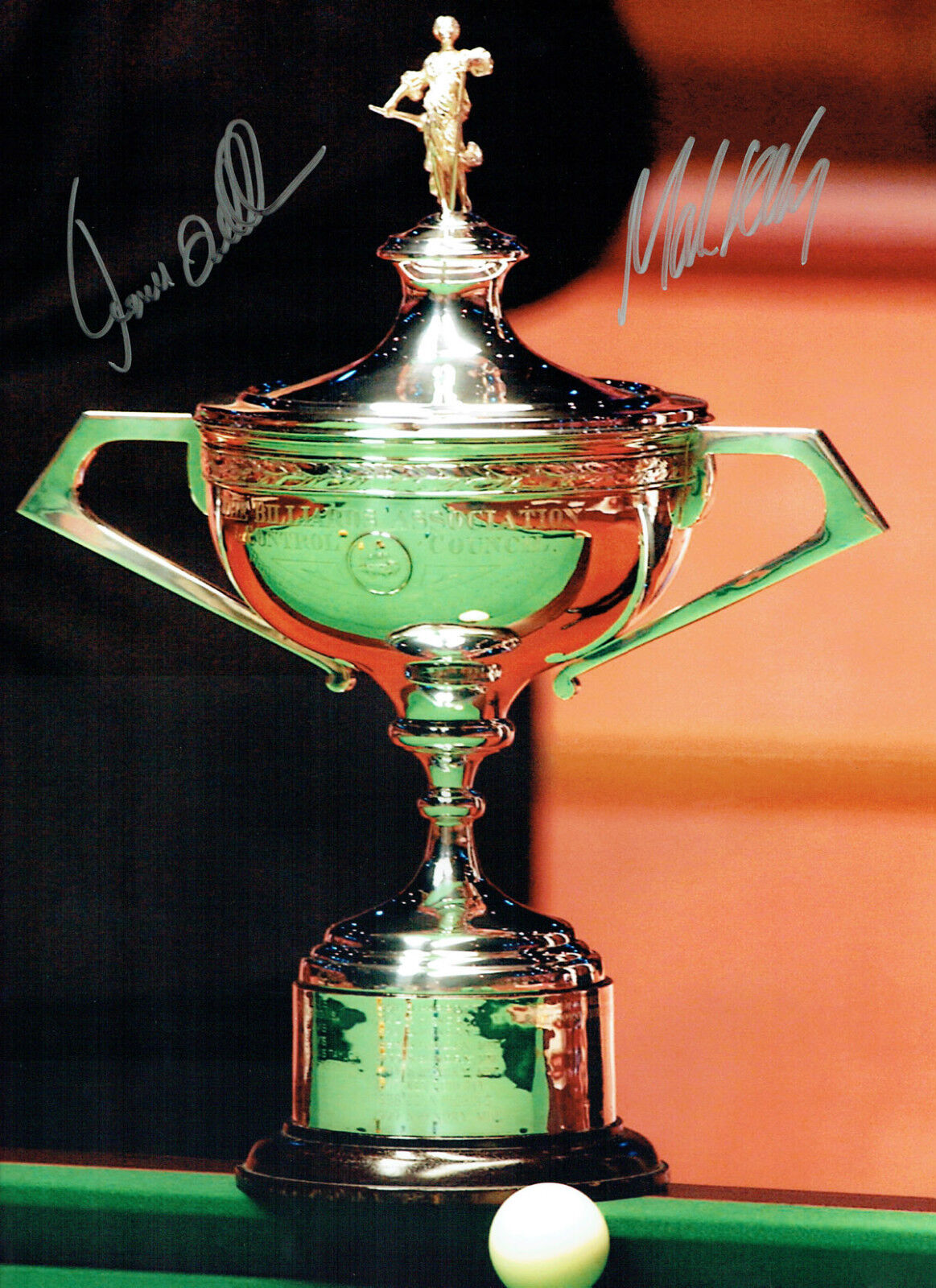 Ronnie O'SULLIVAN & Mark SELBY Signed Autograph 16x12 SNOOKER Photo Poster painting AFTAL COA