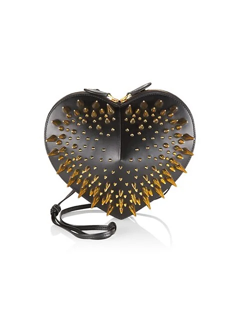 Ala&iuml;a Le Coeur Spiked Heart Crossbody Bag 4.1 out of 5 Customer Rating