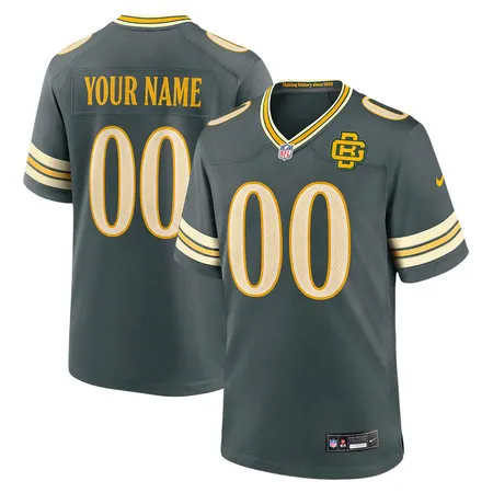 Men's Green Bay Packers Green 2026 Rivalries Collection Game Custom Jersey