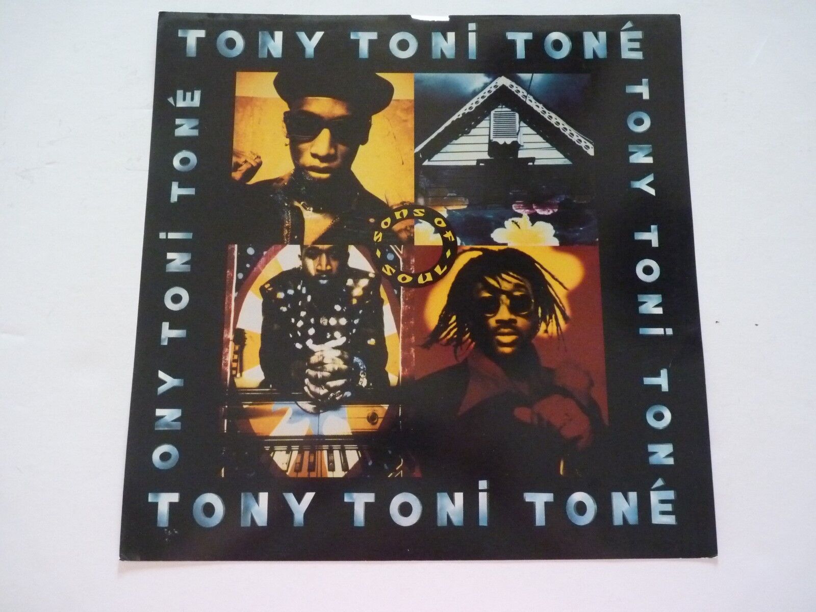 Tony! Toni! Tone! Songs of Soul LP Record Photo Poster painting Flat 12X12 Poster