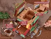 Onsen Saga DIY Miniature House Kit | Hot Spring Story Creative Wooden Assembly Ornaments