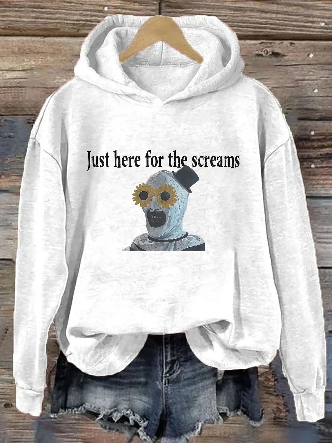 Just Here For The Screams Hoodie