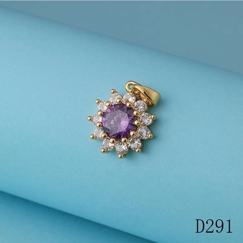 1 Piece Copper Fruit Bow Knot Pendant