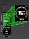 Digital Concrete Brick Detector Portable 2 Pins Damp Meter for Wood Wall Drywall