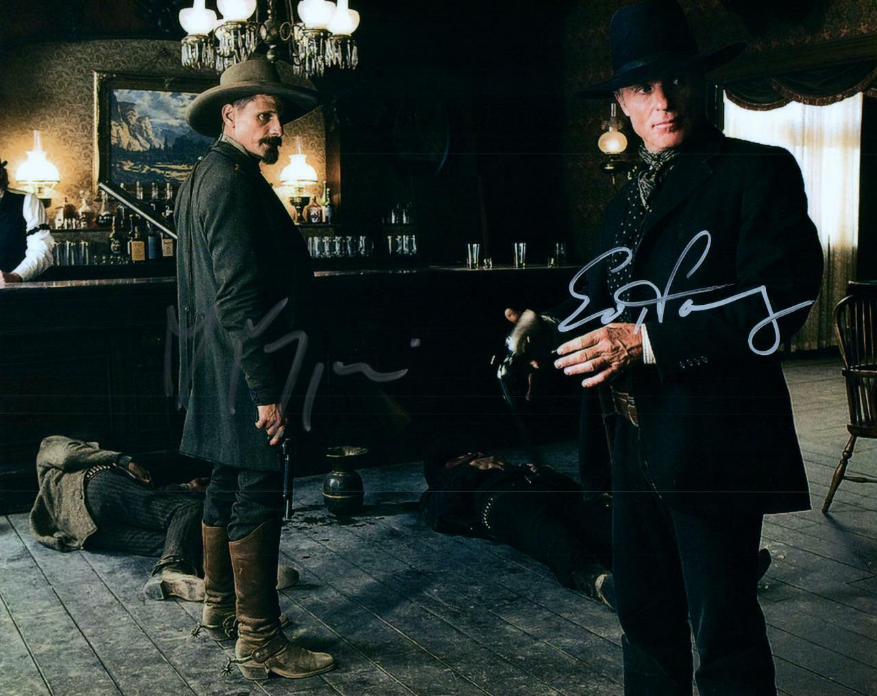 Viggo Mortensen Ed Harris Autographed 8x10 Photo Poster painting signed Picture + COA