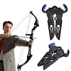 2 Sizes Archery Compound Bow Stand Lightweight Portable Rubber ABS Foldable Hunting Bow Holder Rack for Bowhunting Accessories