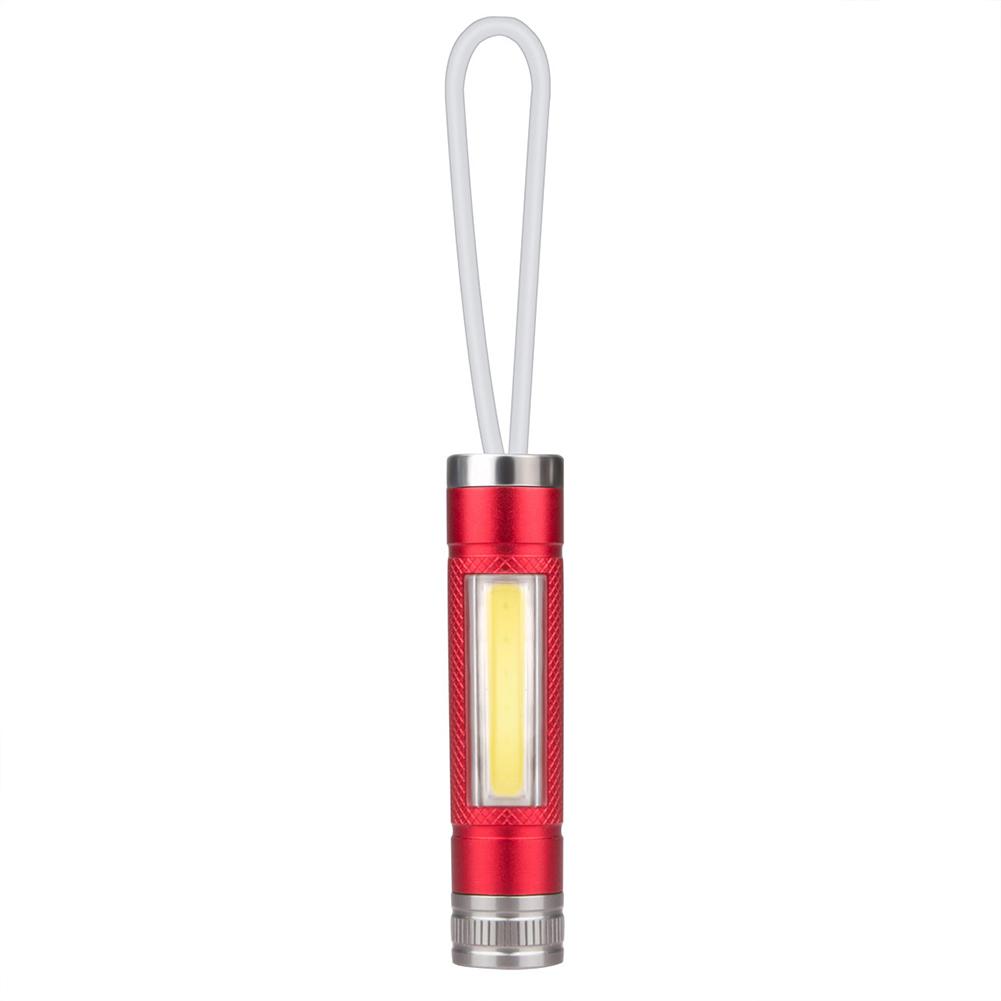 

Handheld COB LED Camping Keychain Flashlight for Outdoor Emergency Use, Red, 501 Original