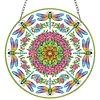 4Pcs Diamond Painting Mandala Window Pendants Suncatcher Hanging Kits for Home Porch Farmhouse