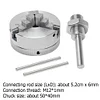 Z011 Metal 3 Jaws Manual Lathe Chuck Clamp Self-Centering Mini Drill Chuck