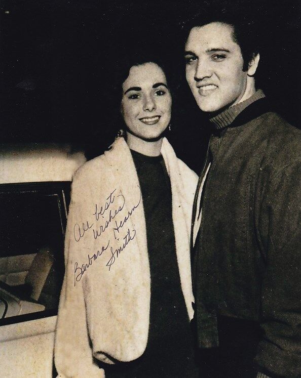 BARBARA HEARN SMITH signed autographed w/ ELVIS PRESLEY 8x10 Photo Poster painting