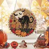 Black Cat DIY Diamond Painting Hanging Ornament 20cm for Adults