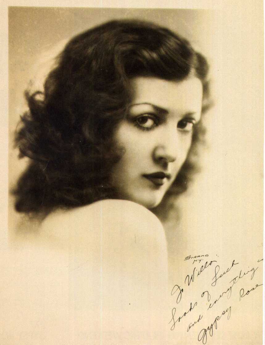 GYPSY ROSE LEE Signed Photo Poster paintinggraph - Film Actress / Burlesque Star - preprint