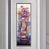 Stack Of Books With Flowers - 11CT Stamped Cross Stitch - 30*80cm