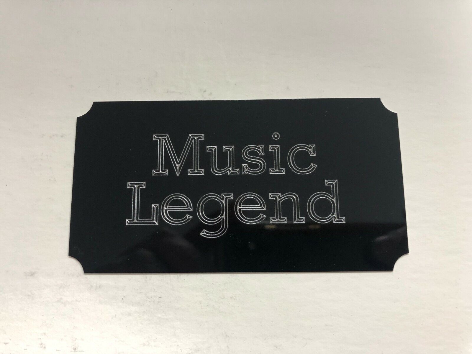 Music Legend - 95x50mm Engraved Plaque / Plate for Signed Photo Poster painting and Memorabilia