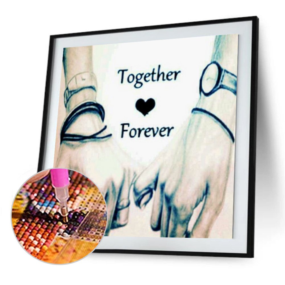 1pc Valentine'S Day Diy Diamond Painting Of Love Letters With White Bearded  Old Man Pattern, Full Drill Wall Decor Art Painting Kit Without Frame,  Suitable For Beginners, Adults, And As A Gift