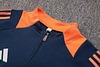 Joyfball 2024/2025 Manchester United Long Zipped Jacket Dark Blue Soccer Jersey 1:1 Thai Quality