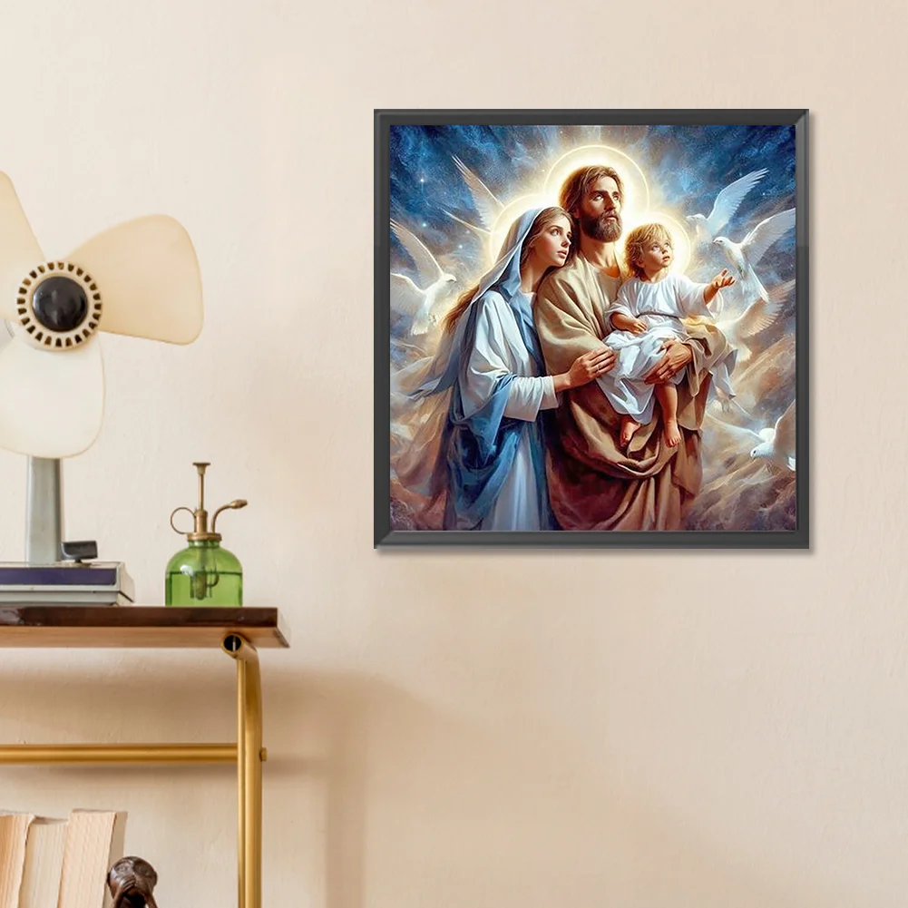 Diamond Painting - Full Round Drill - The Jesus Family(Canvas|30*30cm)