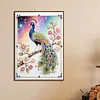 Diamond Painting-DIY Special Shaped Drill Pearl Painting Peacock(30x40cm)