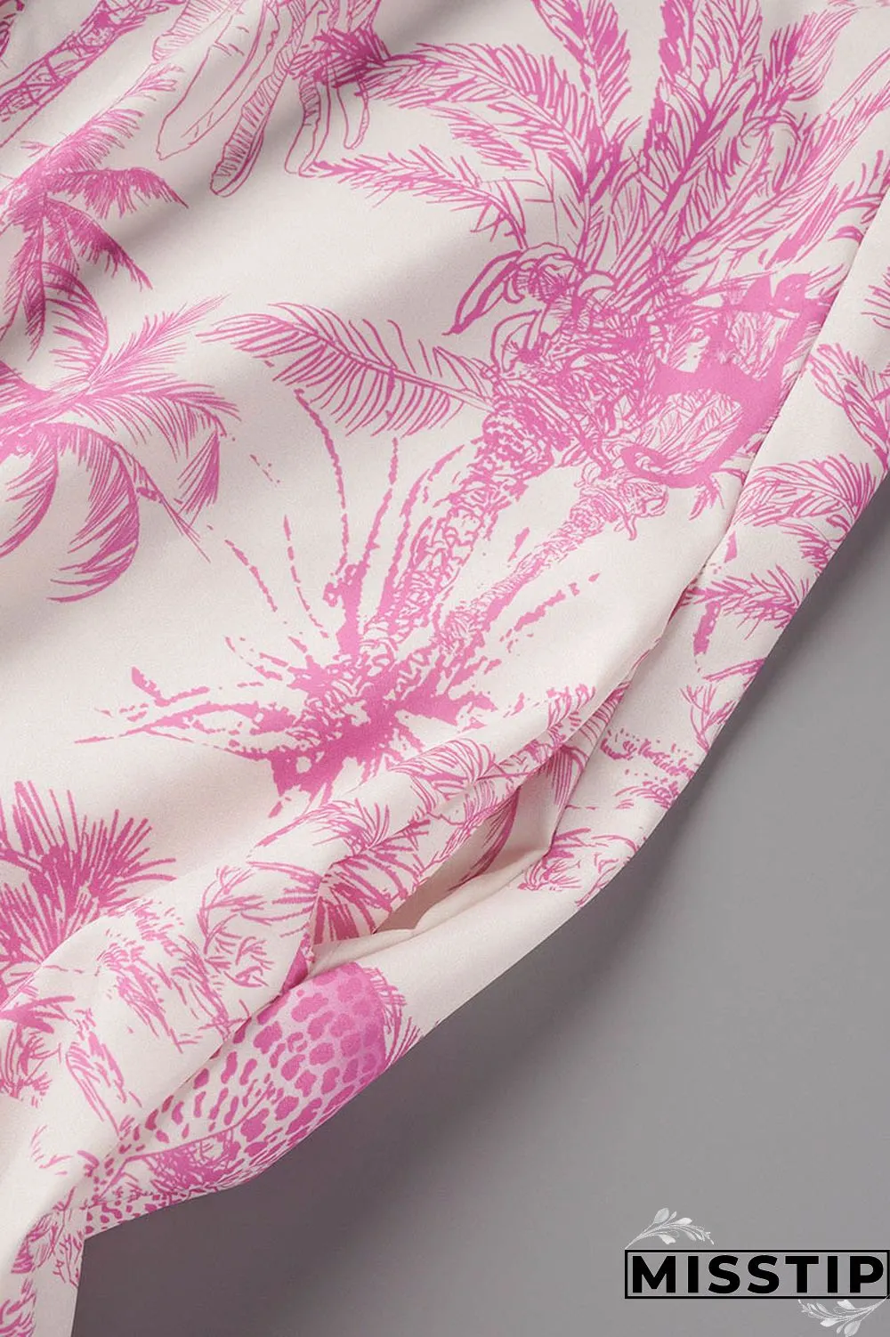 Orange Casual Print Patchwork Shirt Collar Long Sleeve Dresses