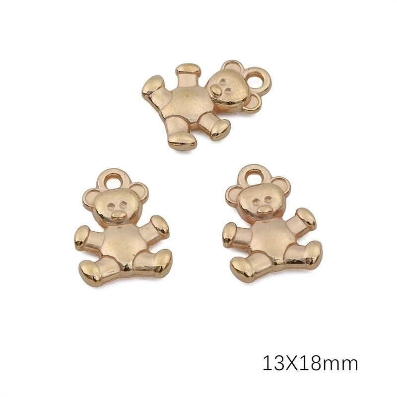 20 PCS/Package 304 Stainless Steel Solid Color Jewelry Accessories Pendant