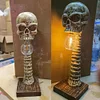 Solar Skull Lamp Creative Halloween Ornaments Ghost Skull Decoration