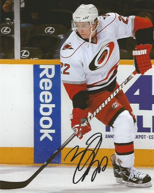 Carolina Hurricanes Zac Dalpe Signed Autographed 8x10 NHL Photo Poster painting COA D