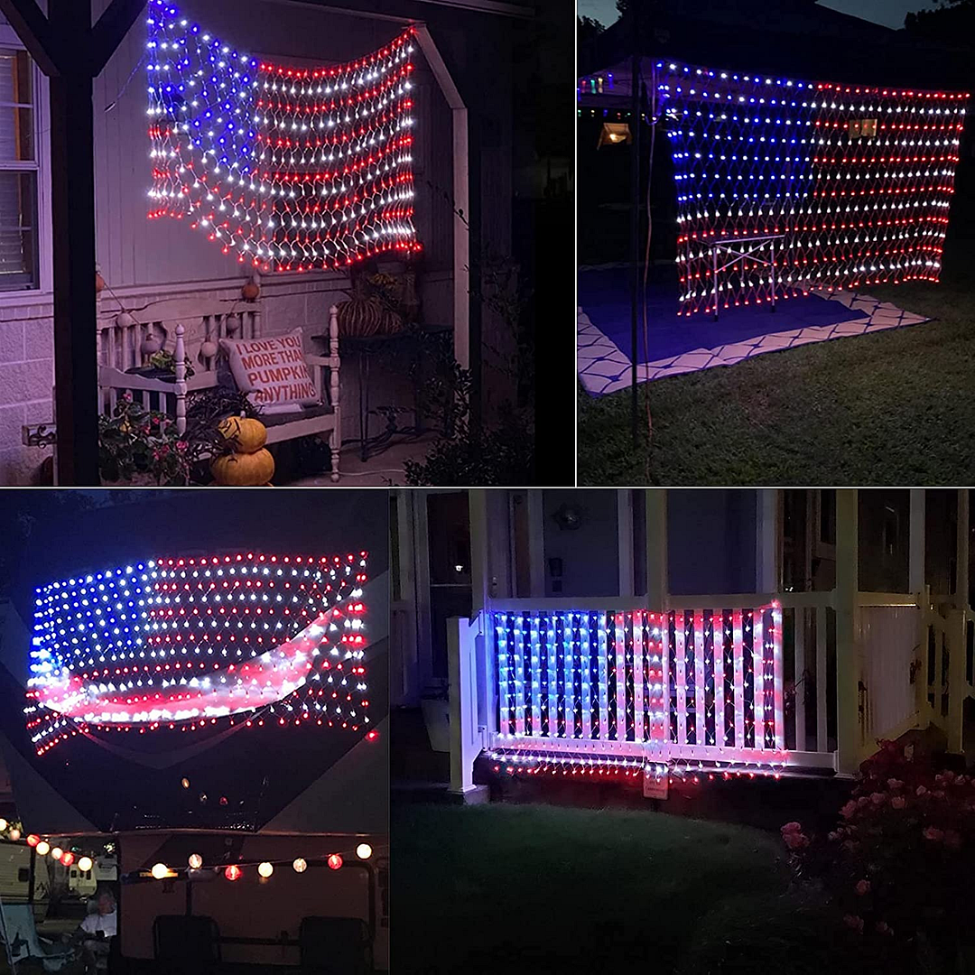 American Flag Lights