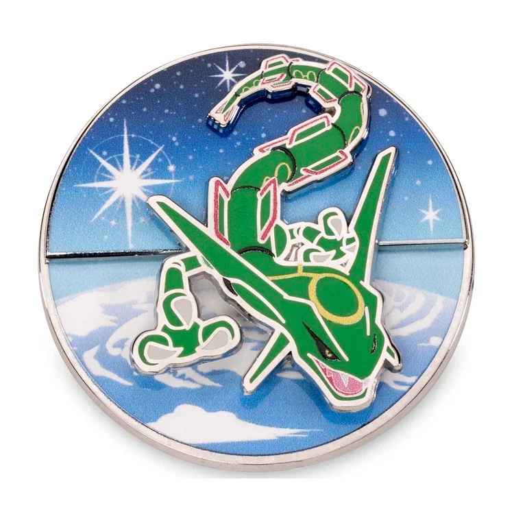Rayquaza Stellar Sky Pokémon Spinning Scenes Pin