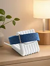 PLA Charging Dock Stand for Fitbit Air Compact Nightstand Organizer Base with Cable Managements Desktop Storage Stand for Office Desk Bedroom Table Dormitory Travel