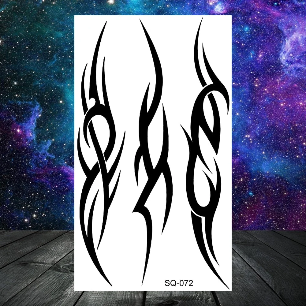 Astronaut Stars Moon Sun Temporary Tattoos For Women Kids Girl Butterfly Feather Letters Fake Tattoo Neck Arm Hands Small Tatoos