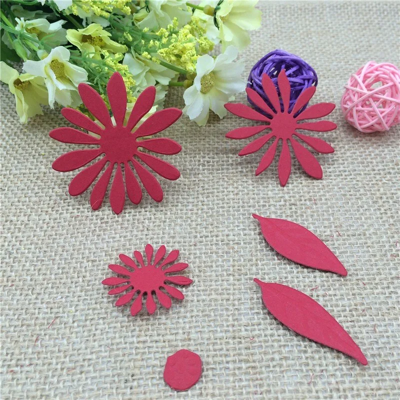 Metal cutting Die for scrapbook Rose Leaf Die, Craft Paper cutting Die, Flower Tree Metal cutting Die