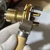Zero Wear Diamond Burnisher Hand Roller, Professional Jewelers Metal Texturing Tool for Bracelet Matte Craft Processing