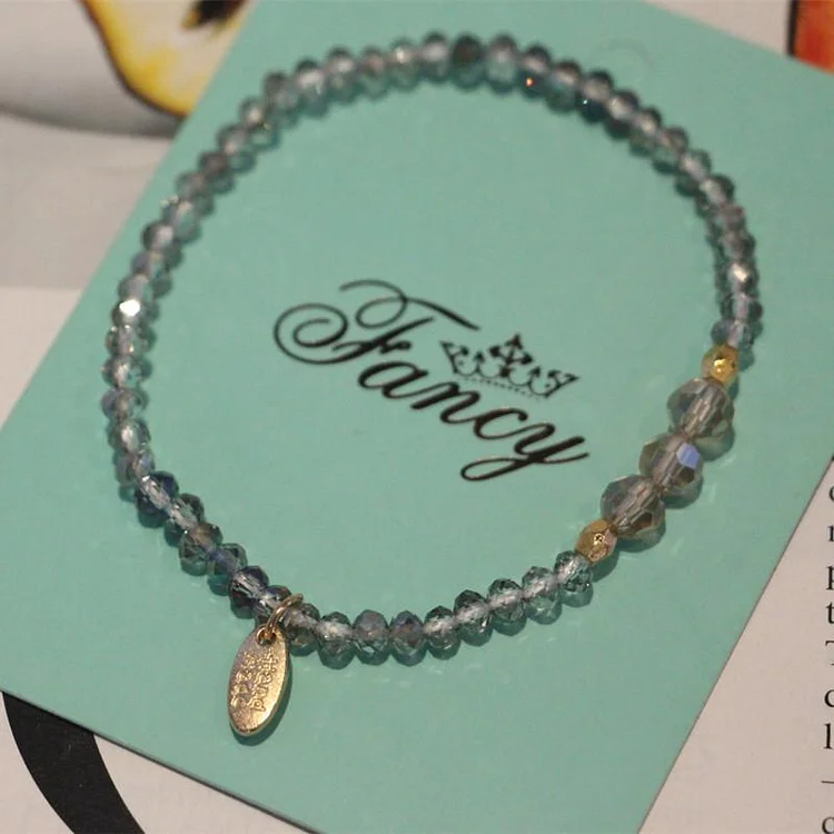 Flower Crystal Natural Stone Bracelet
