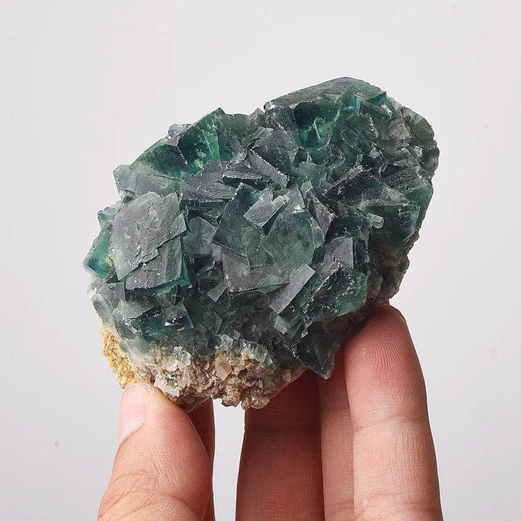 Olivenorma Green Fluorite Mineral Specimen Natural Stone