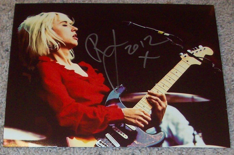 RITZY BRYAN THE JOY FORMIDABLE SIGNED AUTOGRAPH CONCERT 8x10 Photo Poster painting w/PROOF