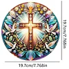 DIY Double Sided Effect  Special Shaped Cross Hanging Diamond Art Kit