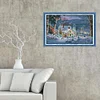 Stamped Cross Stitch-Snow House (55 X 37cm)