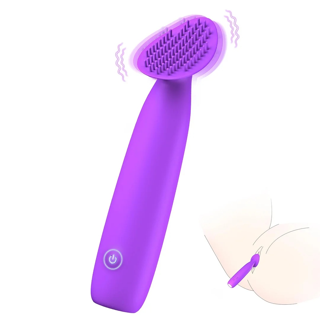 Mira &ndash; Precision Clitoral & Nipple Vibrator With Soft Silicone Brush Head For Gentle Stimulation