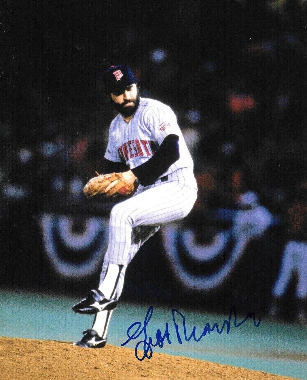 * JEFF REARDON * signed 8x10 Photo Poster painting * MINNESOTA TWINS * COA * 1