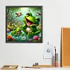 (40*40cm)Frog Sparrow - Full Round Drill Diamond Painting