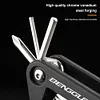 10-in-1 Bicycle Repair Tools Kit Bike Tire Hex Spoke Wrench for Tire Chain Spoke