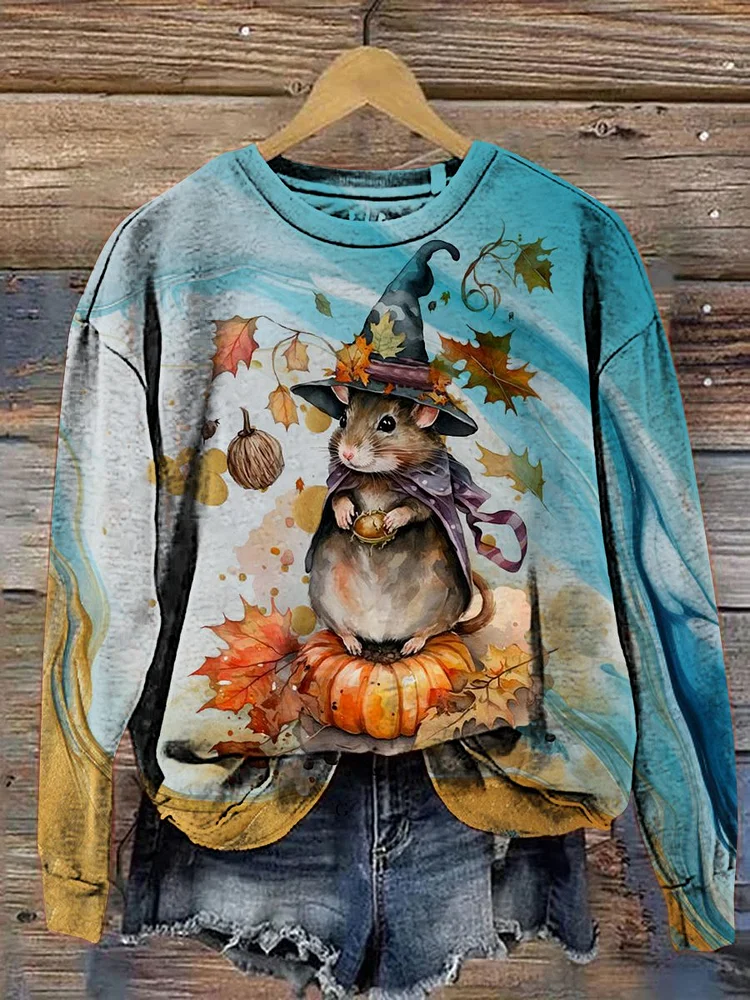 Halloween Art Print Sweatshirt