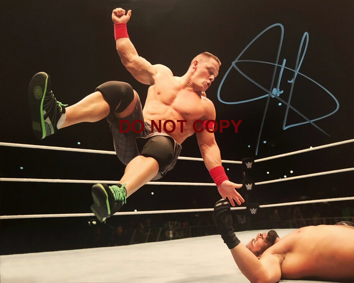 John Cena - Autographed Signed 8x10 Photo Poster painting (WWE 13 Time Champion) Reprint