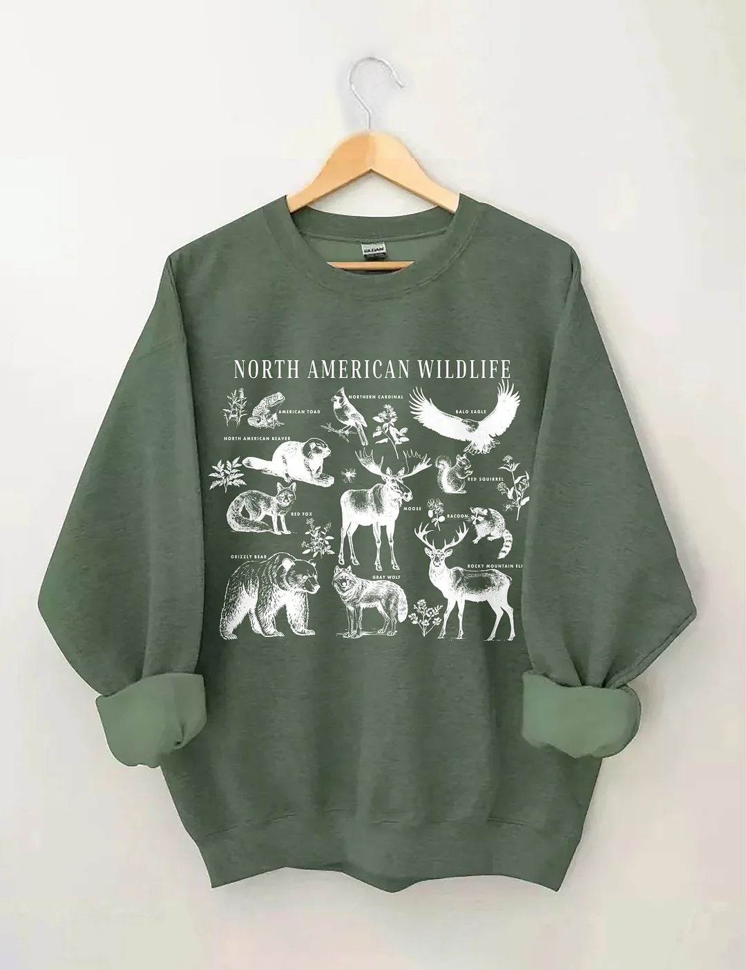  North American Wildlife Sweatshirt