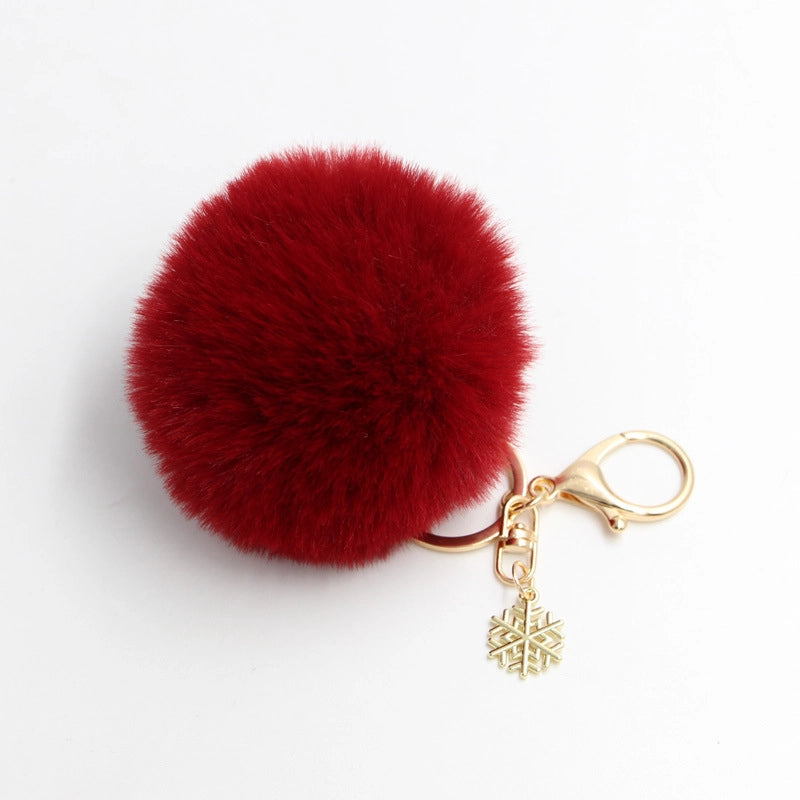 Plush Round Bag Charms